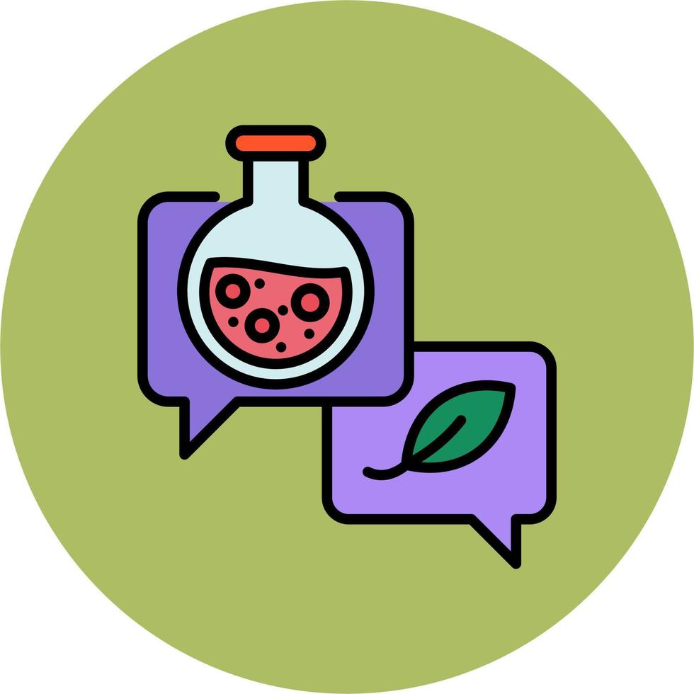 chat zeepbel vector pictogram