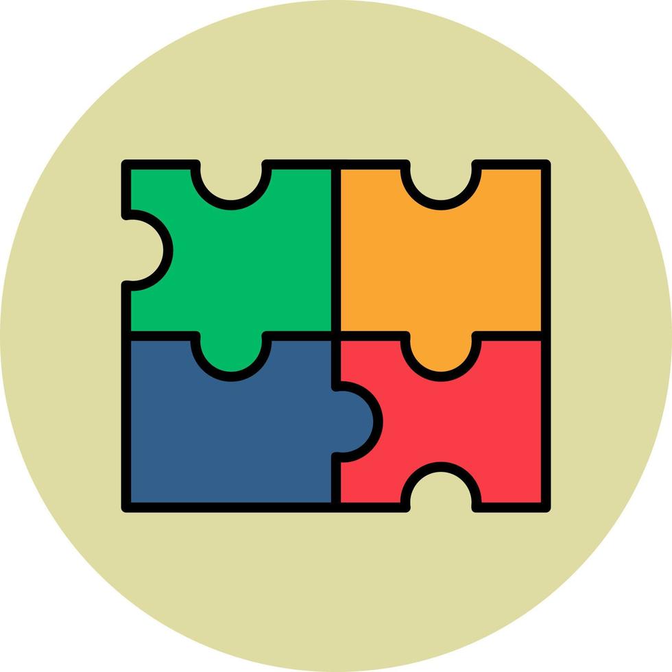 puzzel vector pictogram