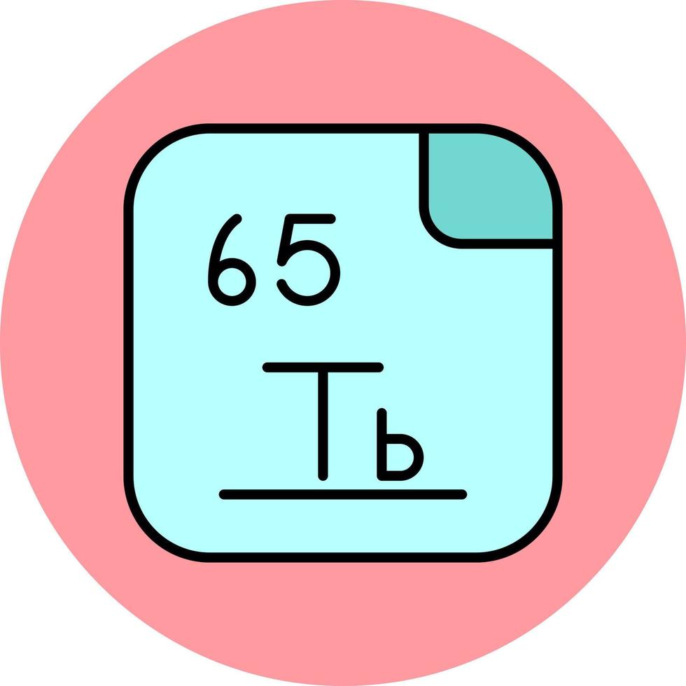 terbium vector icoon