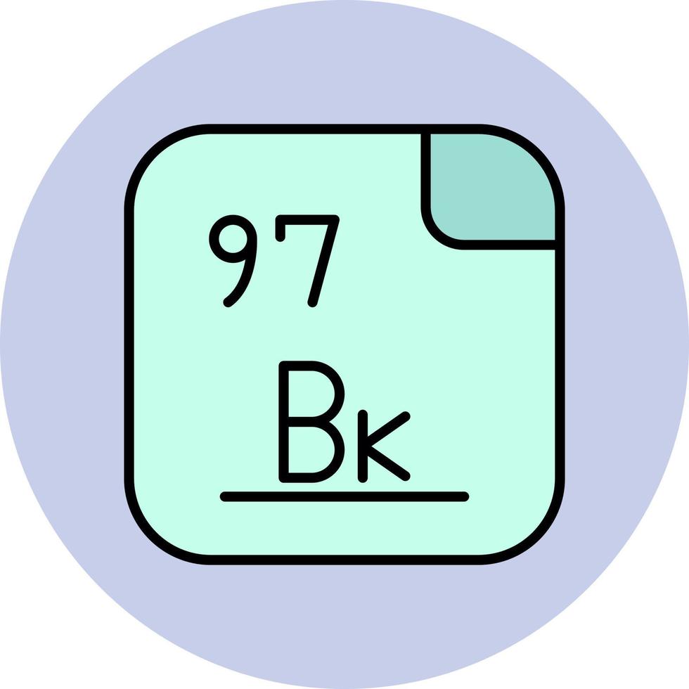 berkelium vector icoon