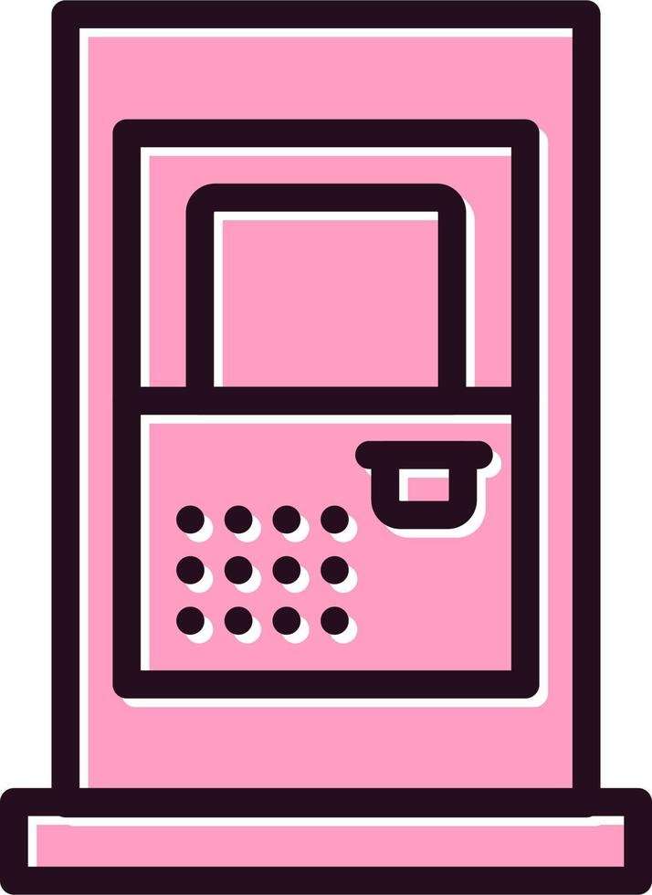 Geldautomaat vector icoon