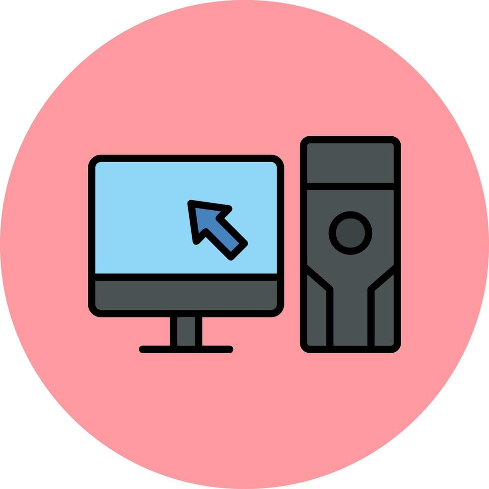 computer vector pictogram