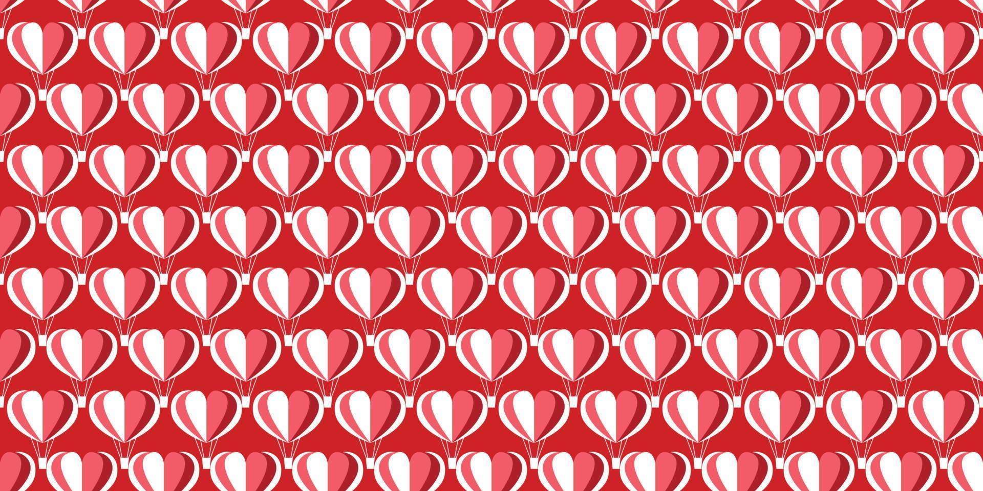 mooi patroon rood hart ballon, hart vormen symbolen, hand- getrokken schattig hart tekenfilm tekening voor decoreren de bruiloft kaart voor Valentijnsdag dag, tatoeëren, logo en liefde verhaal concept vector