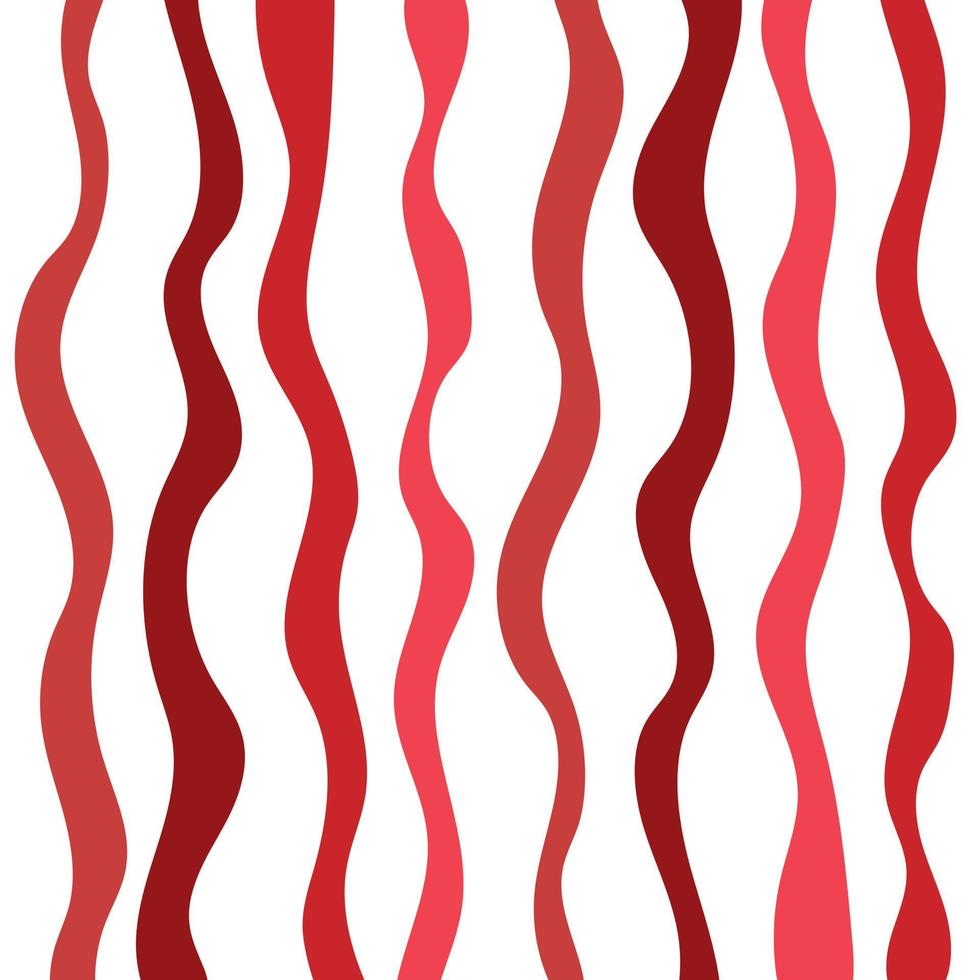 vector patroon illustratie wit achtergrond abstract onbalans lijn schattig verticaal rood toon pastel kleur verschillend grootte behang rood toon kleur concept.