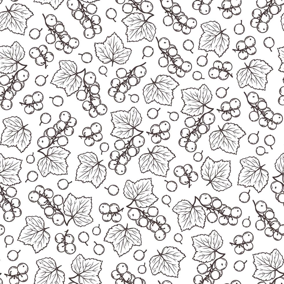 zwart bes monochroom naadloos patroon vector illustratie