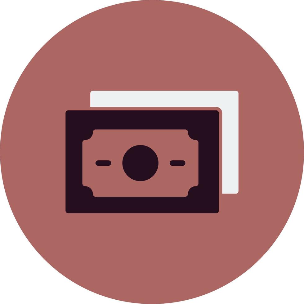 contant geld vector pictogram