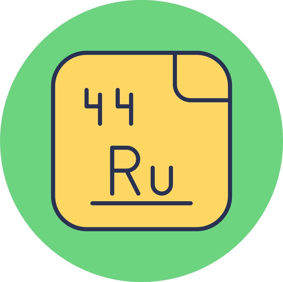 ruthenium vector icoon