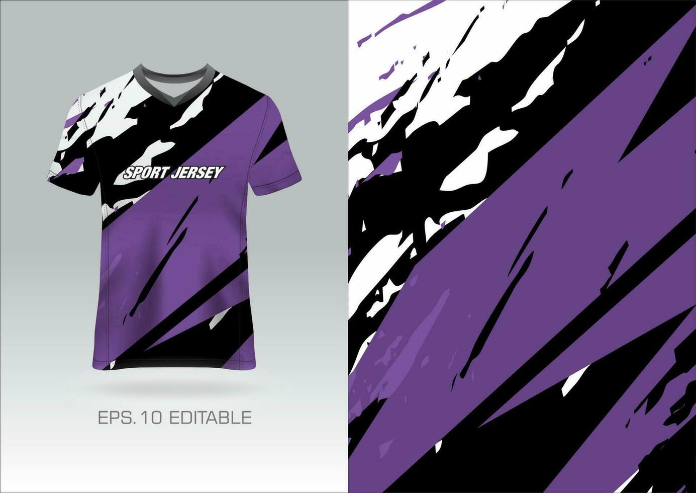 sport- Jersey ontwerp grunge voor team uniformen voetbal Jersey racing Jersey vector