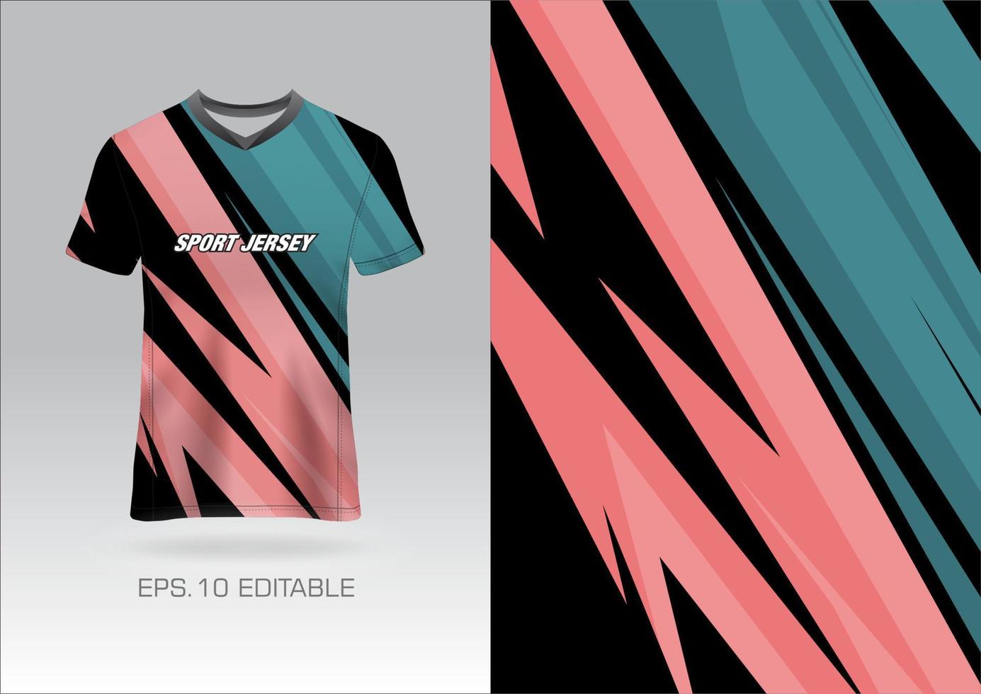 kleding stof textiel ontwerp voor sport t-shirt, voetbal Jersey mockup voor Amerikaans voetbal club. uniform voorkant visie. vector