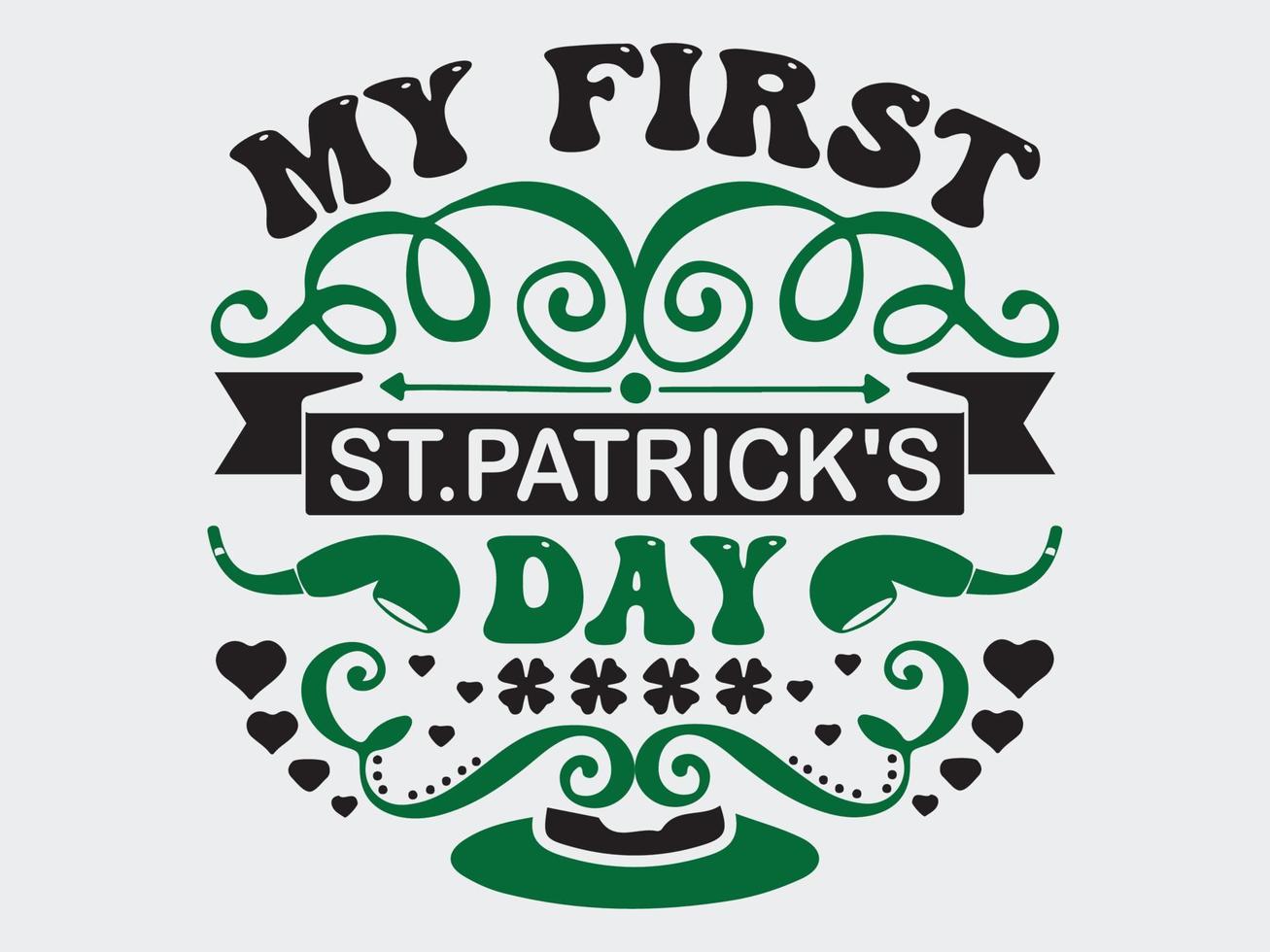 st. patrick's dag t-shirt ontwerp het dossier vector