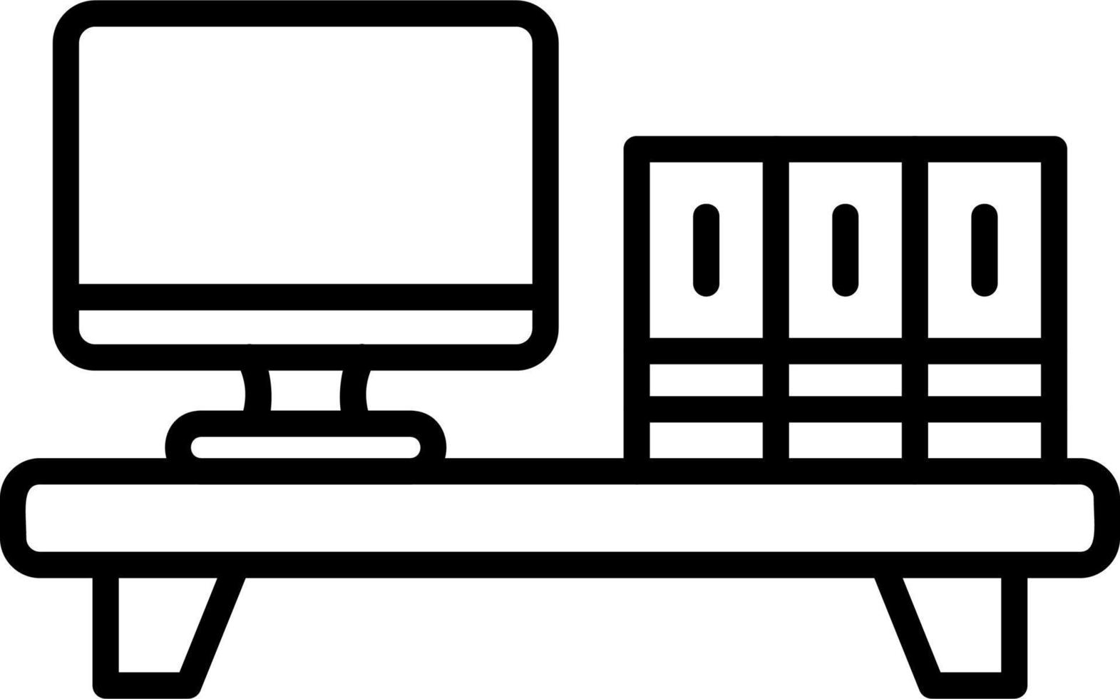 werkruimte vector pictogram