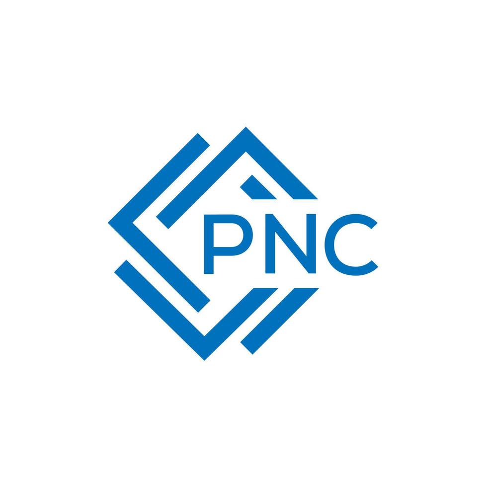 pnc brief logo ontwerp Aan wit achtergrond. pnc creatief cirkel brief logo concept. pnc brief ontwerp. vector