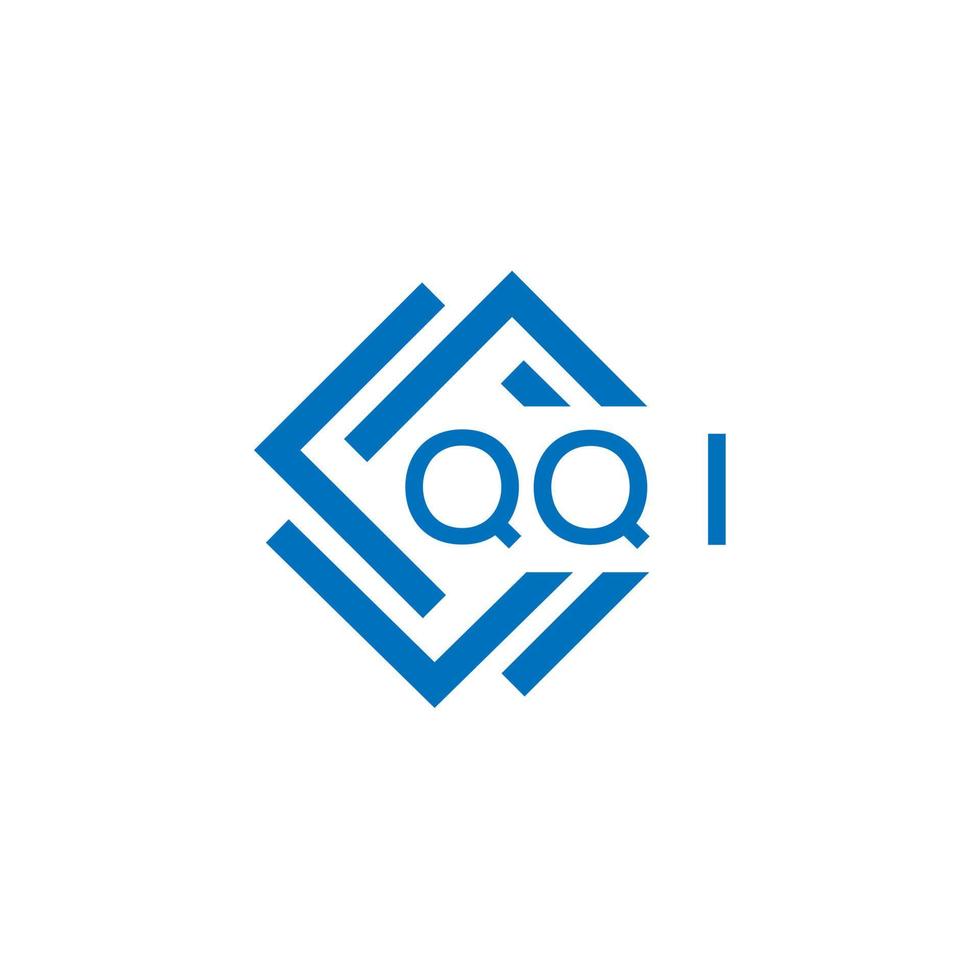 qqi brief logo ontwerp Aan wit achtergrond. qqi creatief cirkel brief logo concept. qqi brief ontwerp. vector