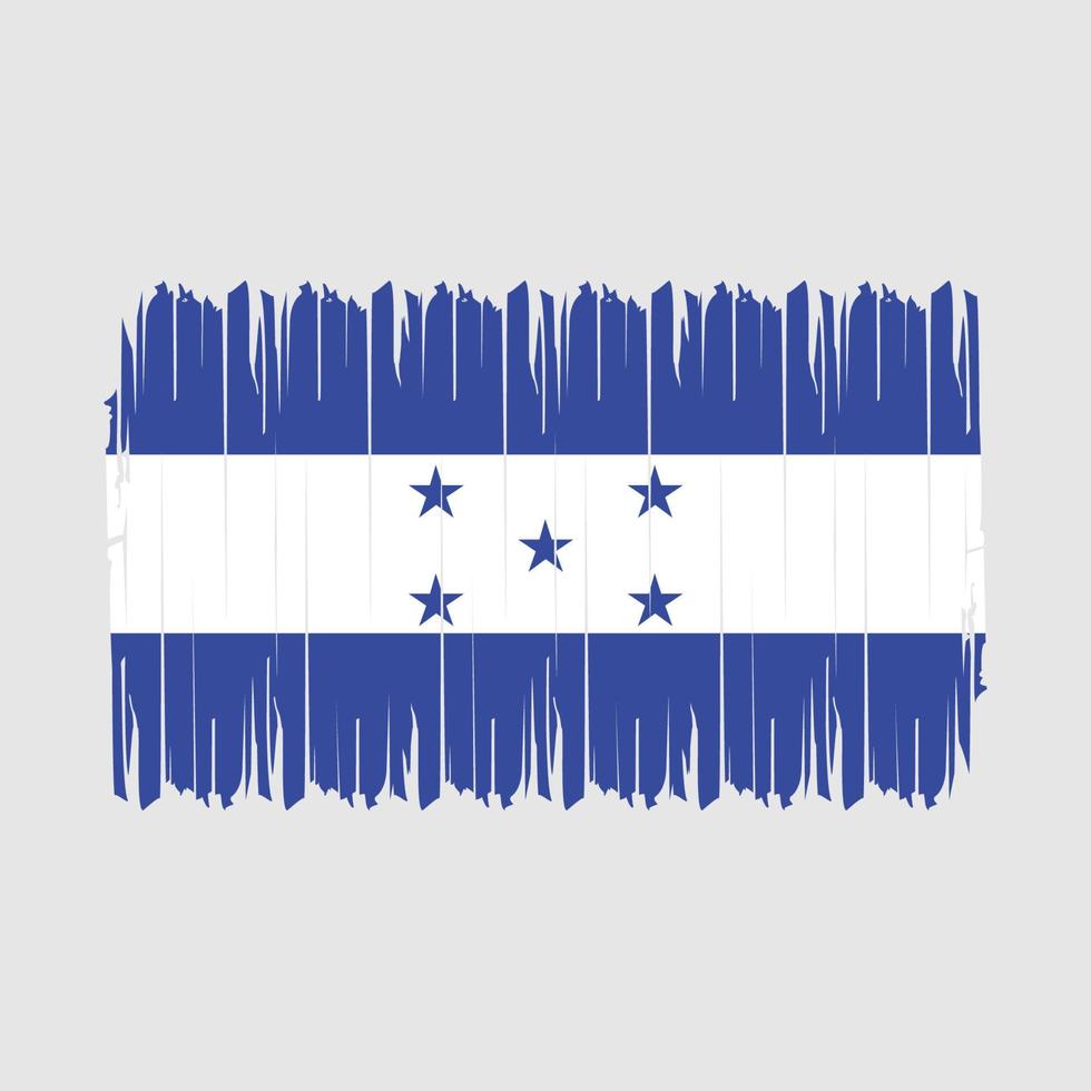 Honduras vlag borstel vector illustratie