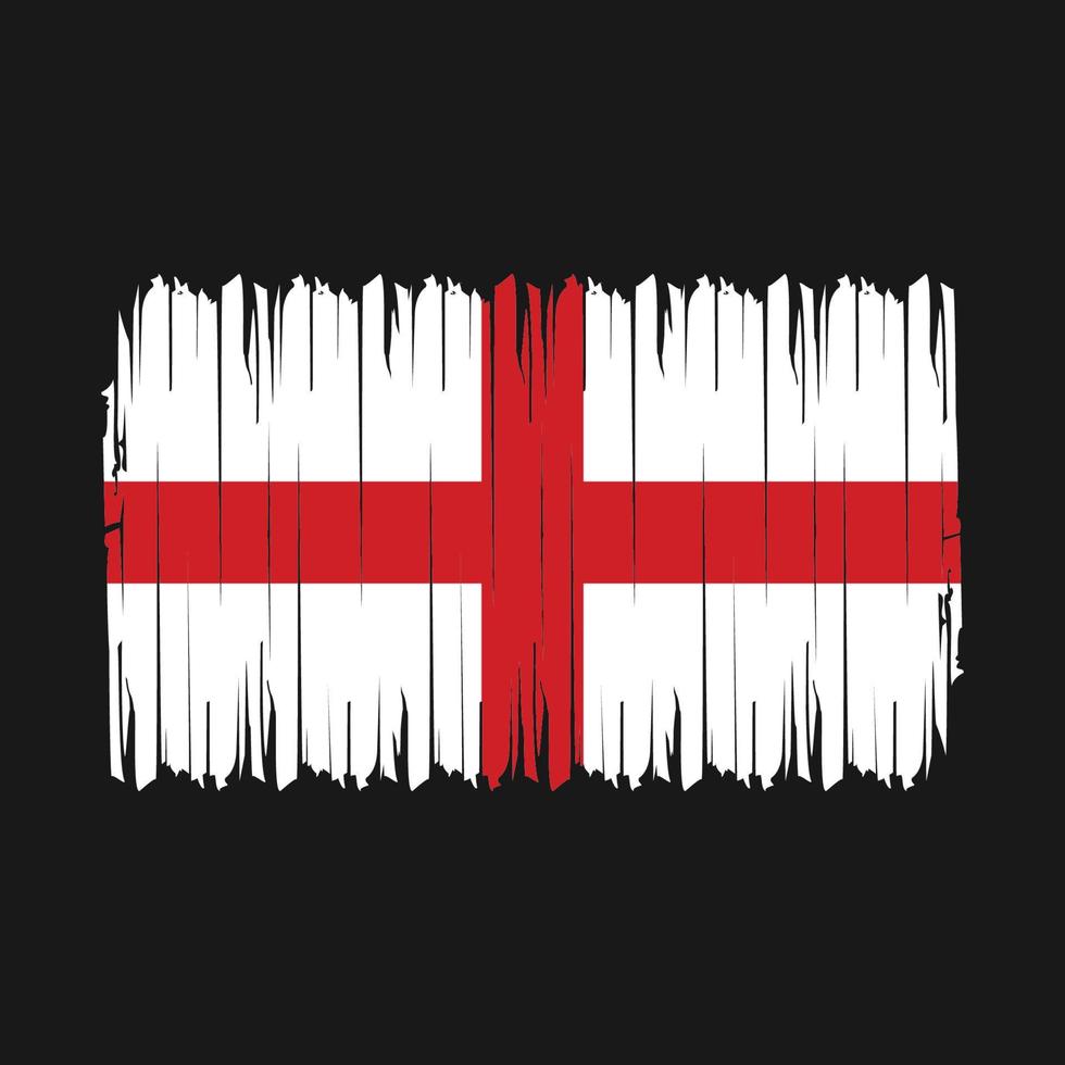 Engeland vlag borstel vector illustratie