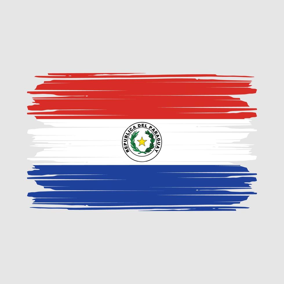 vlag van paraguay vector