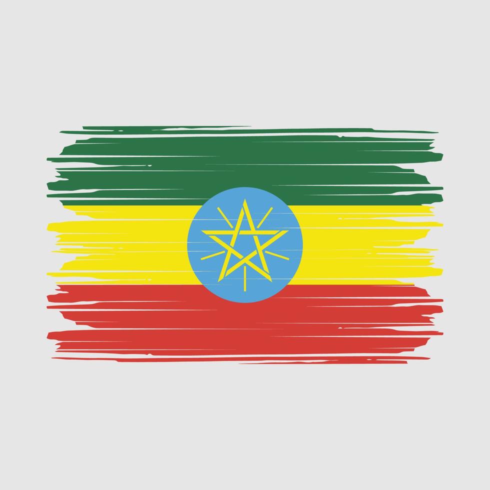 ethiopië vlag vector