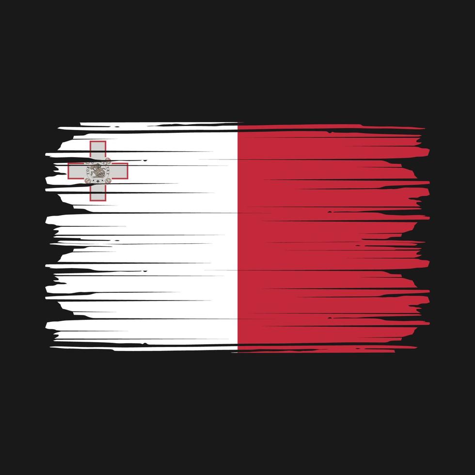 vlag van malta vector