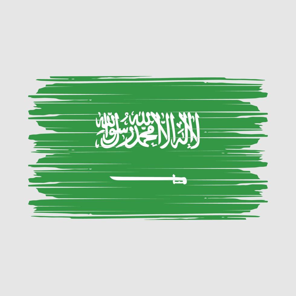 vlag van saoedi-arabië vector