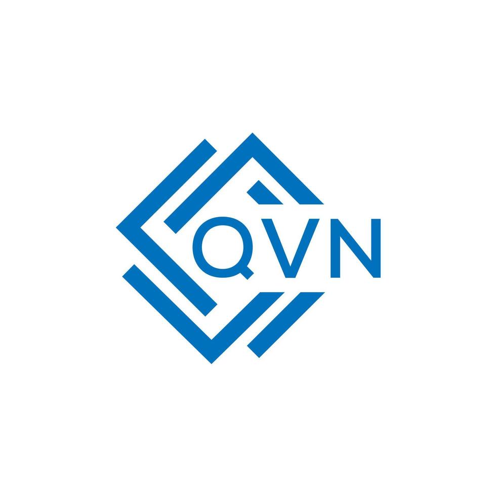 qvn brief logo ontwerp Aan wit achtergrond. qvn creatief cirkel brief logo concept. qvn brief ontwerp. vector