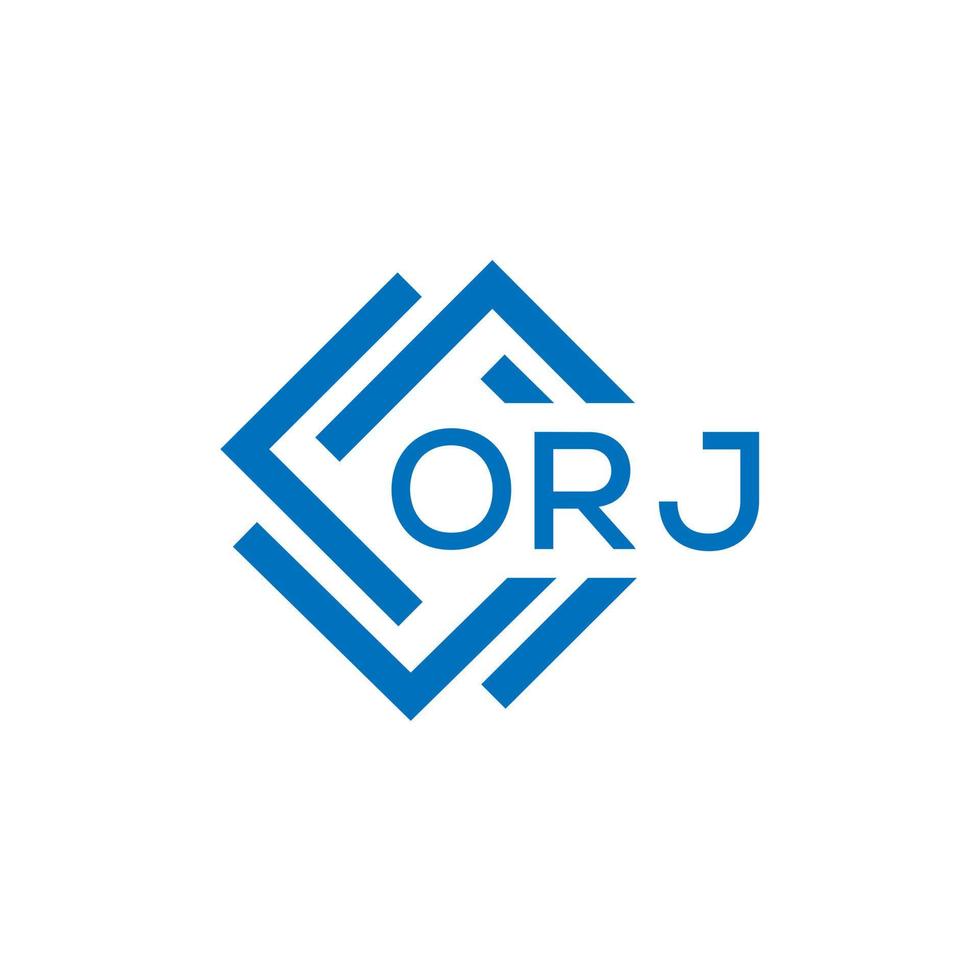 orj brief logo ontwerp Aan wit achtergrond. orj creatief cirkel brief logo concept. orj brief ontwerp. vector