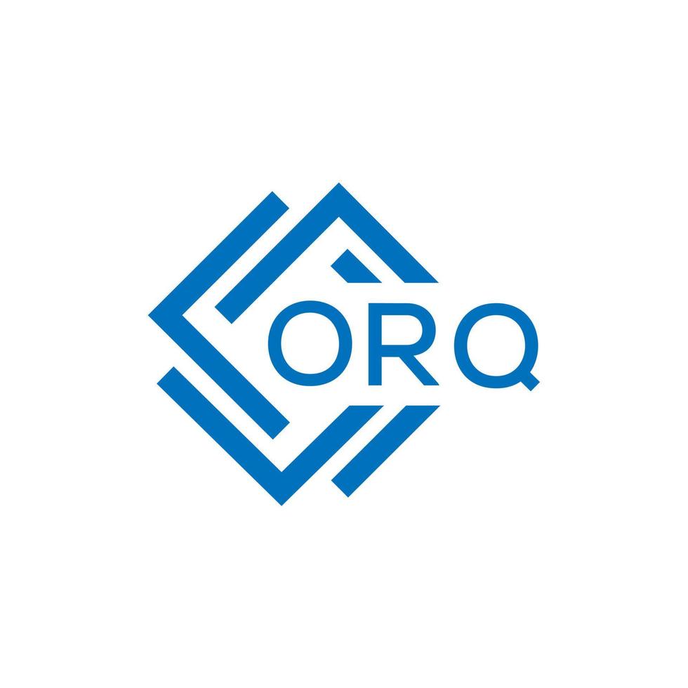 orq brief logo ontwerp Aan wit achtergrond. orq creatief cirkel brief logo concept. orq brief ontwerp. vector