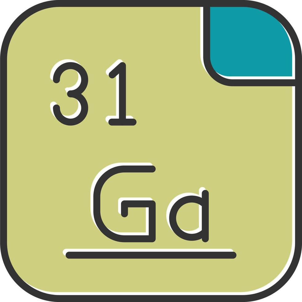 gallium vector icoon