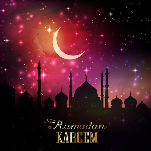 ramadan achtergrond 1605 vector