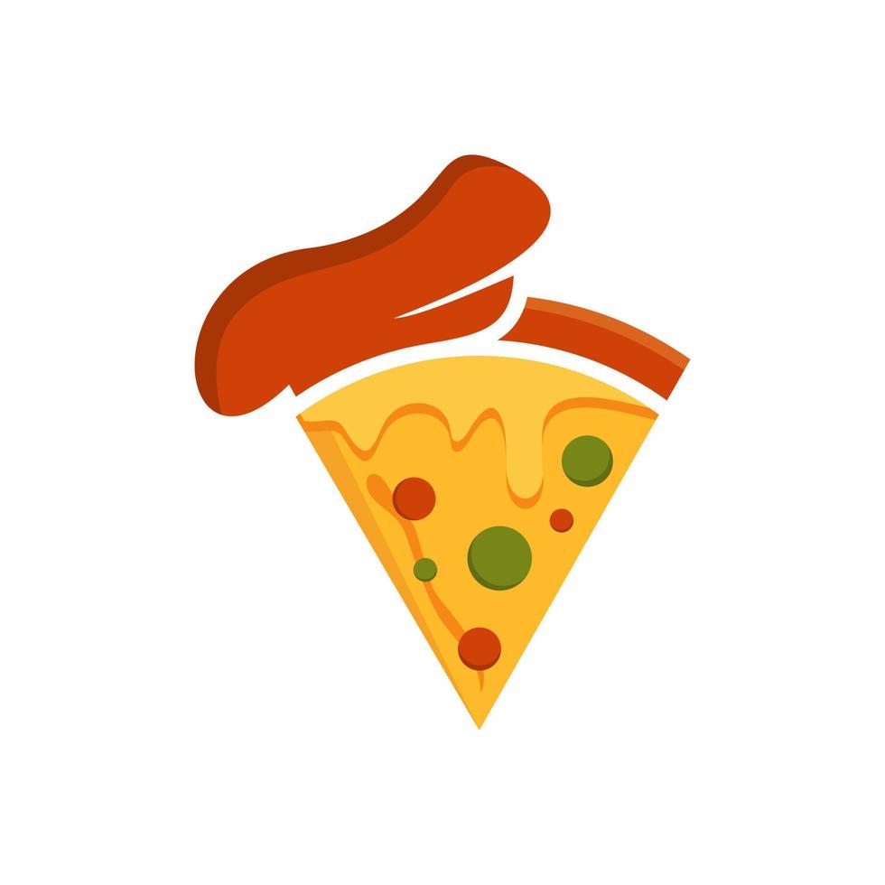 pizza logo afbeeldingen voorraad vector