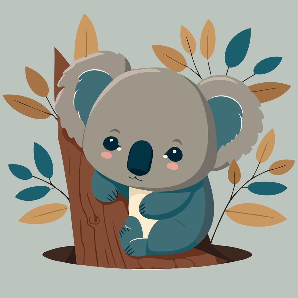 gemeenschappelijk koala herbivoor zoogdier dier lichaam vector