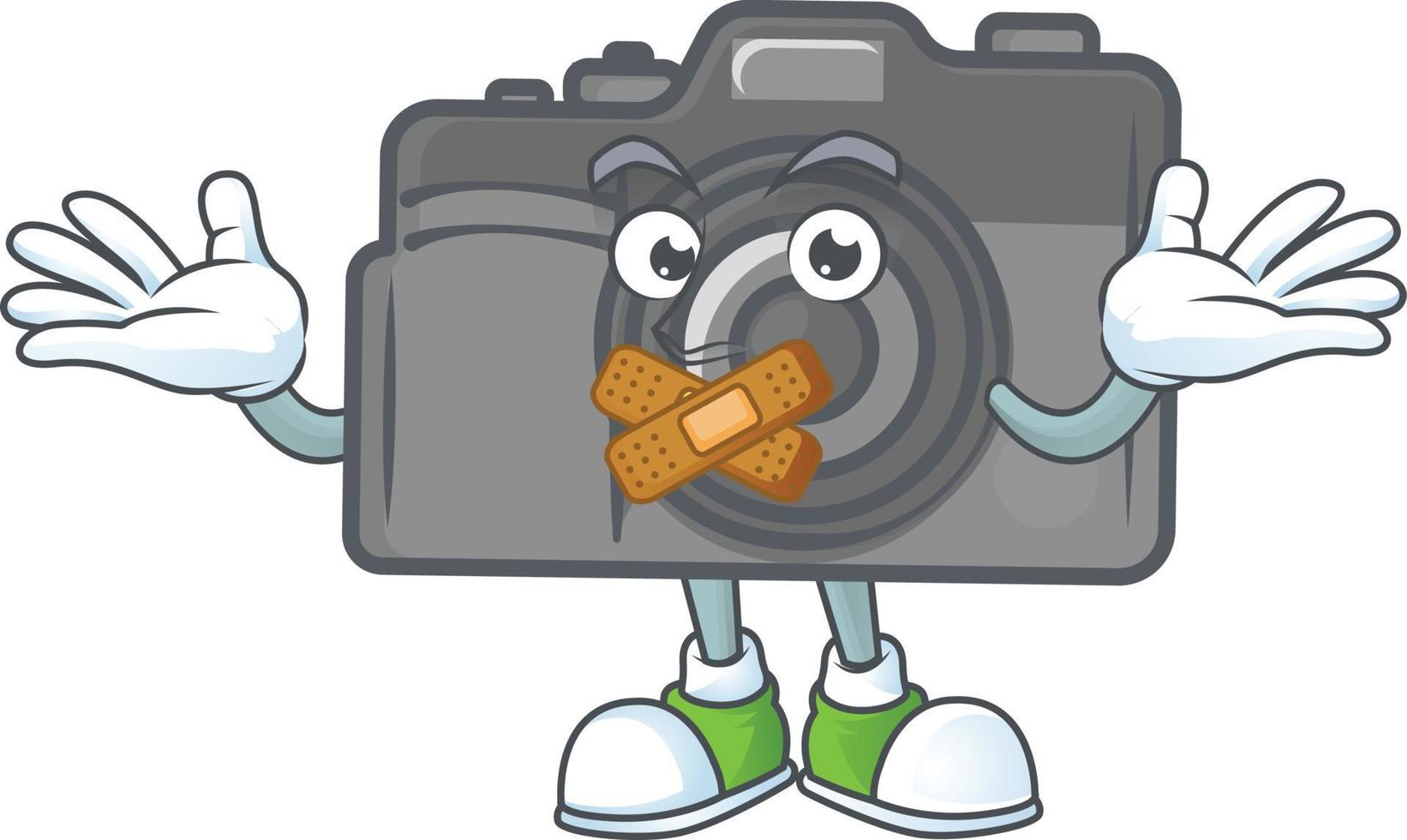 digitaal camera mascotte icoon ontwerp vector