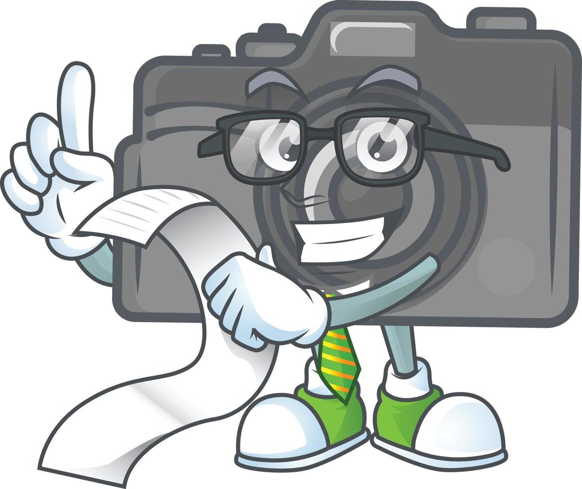 digitaal camera mascotte icoon ontwerp vector