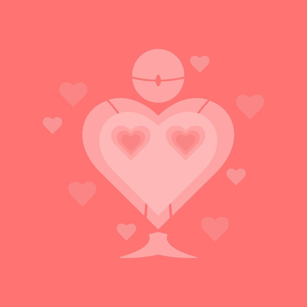 illustratie vector grafisch van liefde toverdrank Valentijnsdag dag