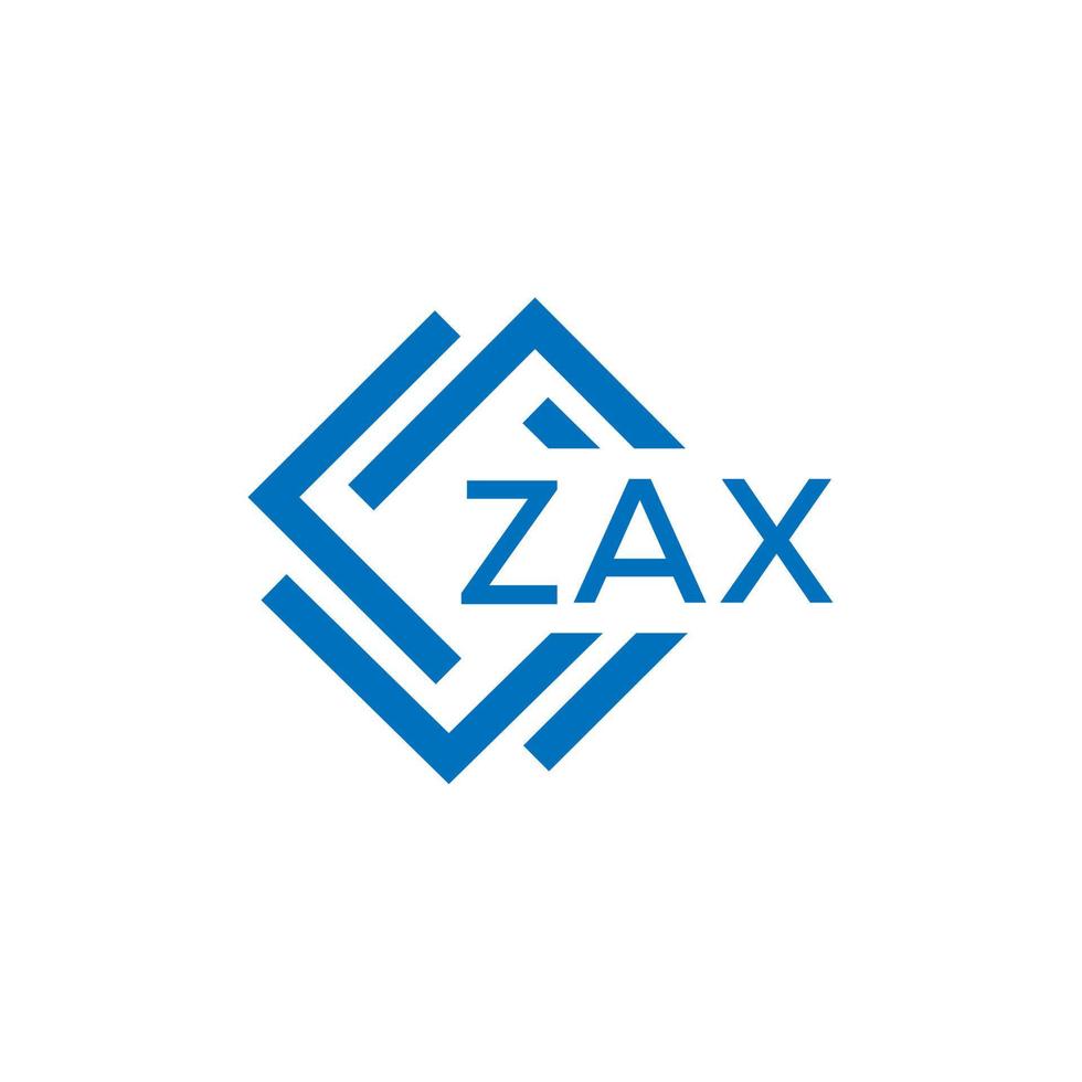 zax technologie brief logo ontwerp Aan wit achtergrond. zax creatief initialen technologie brief logo concept. zax technologie brief ontwerp. vector