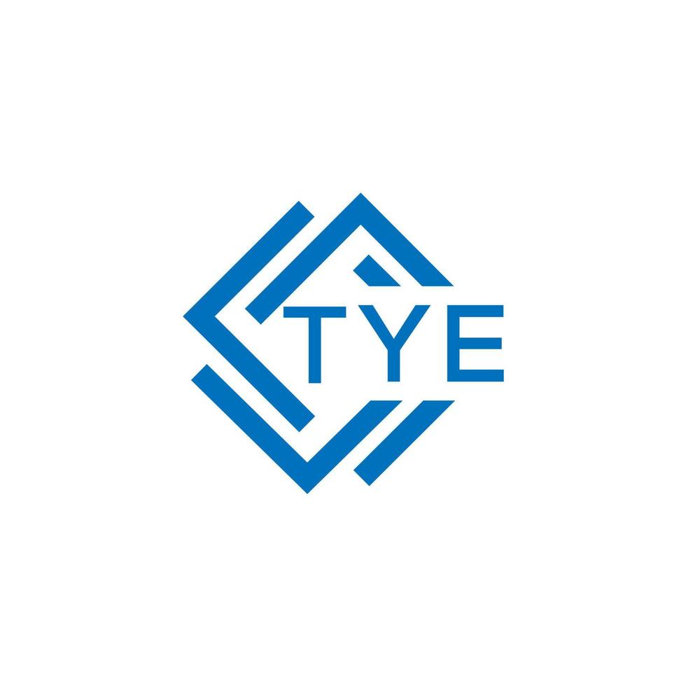 tye technologie brief logo ontwerp Aan wit achtergrond. tye creatief initialen technologie brief logo concept. tye technologie brief ontwerp. vector