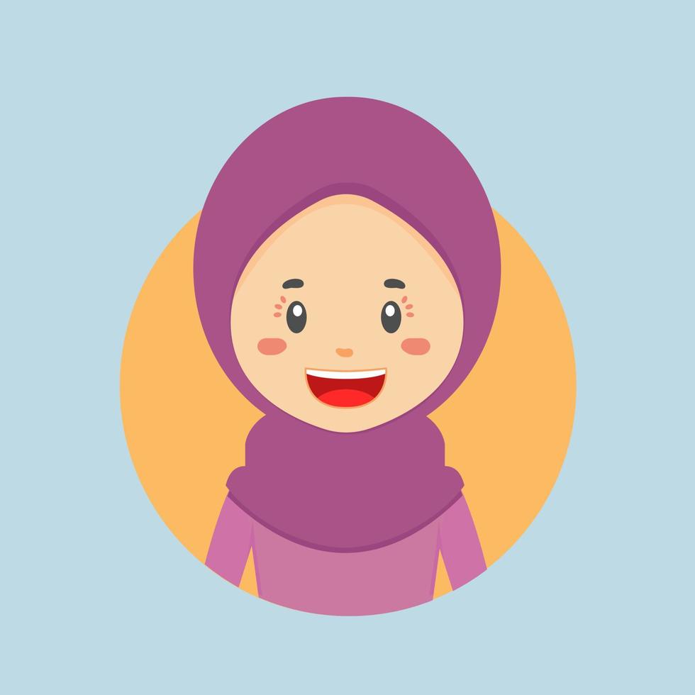 avatar van een Brunei karakter vector