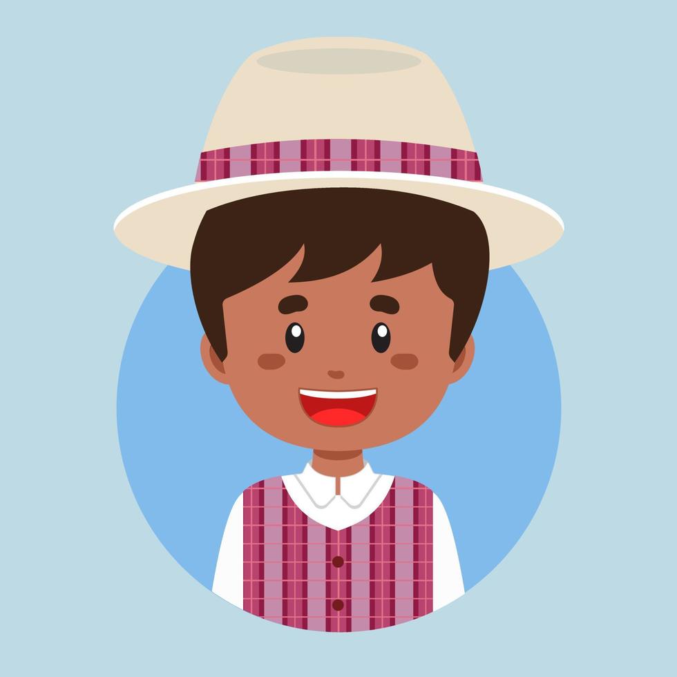 avatar van een Jamaica karakter vector
