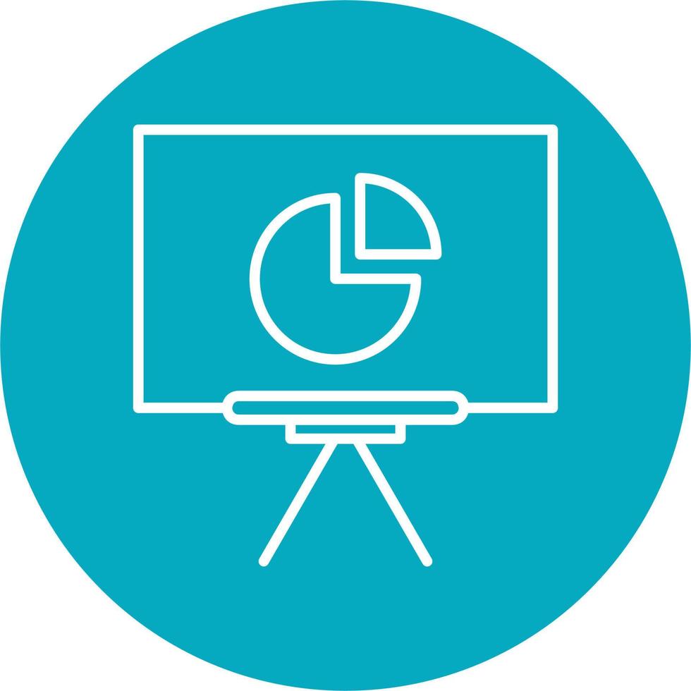 cirkeldiagram vector pictogram