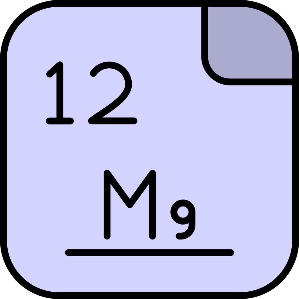 magnesium vector icoon