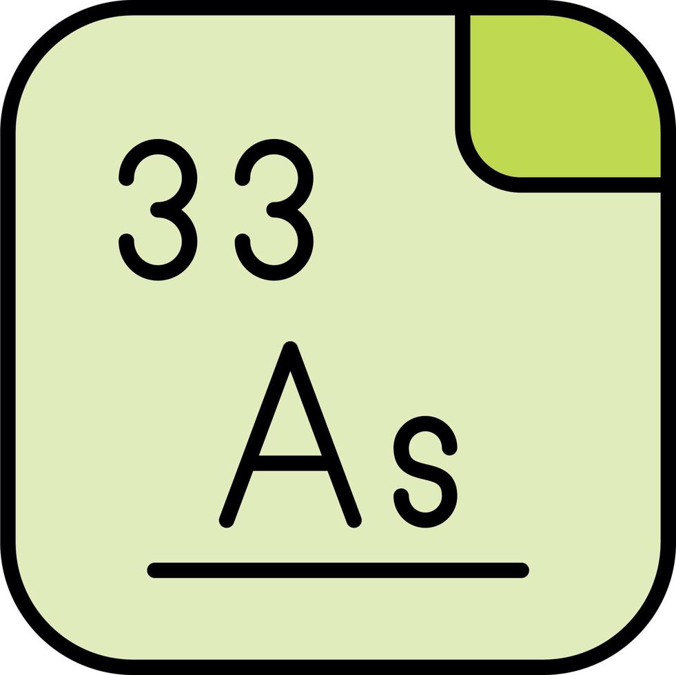 arseen- vector icoon