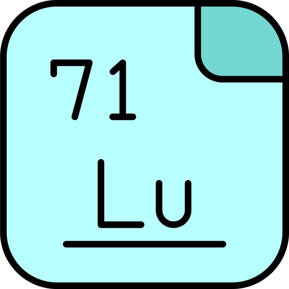 lutetium vector icoon