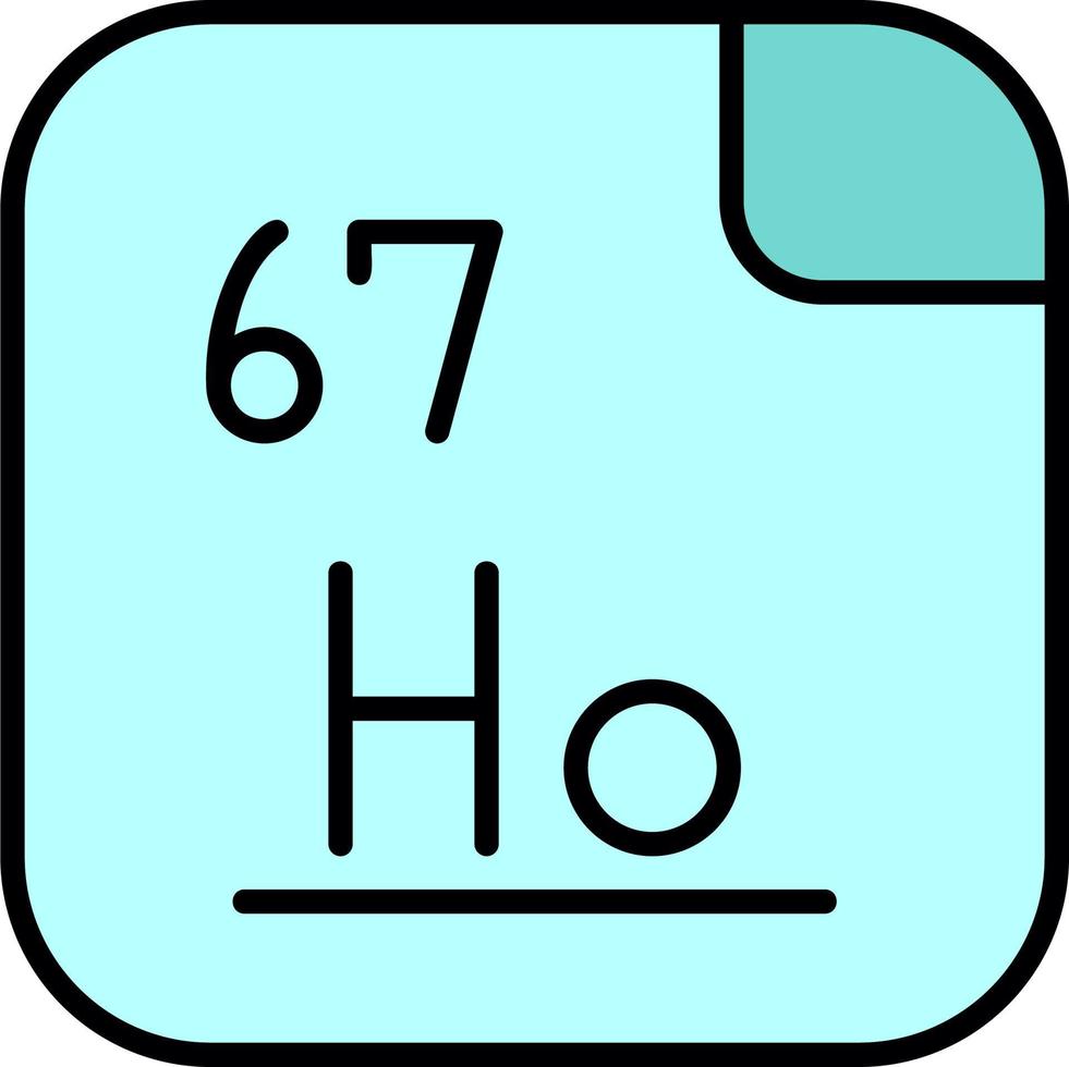 holmium vector icoon