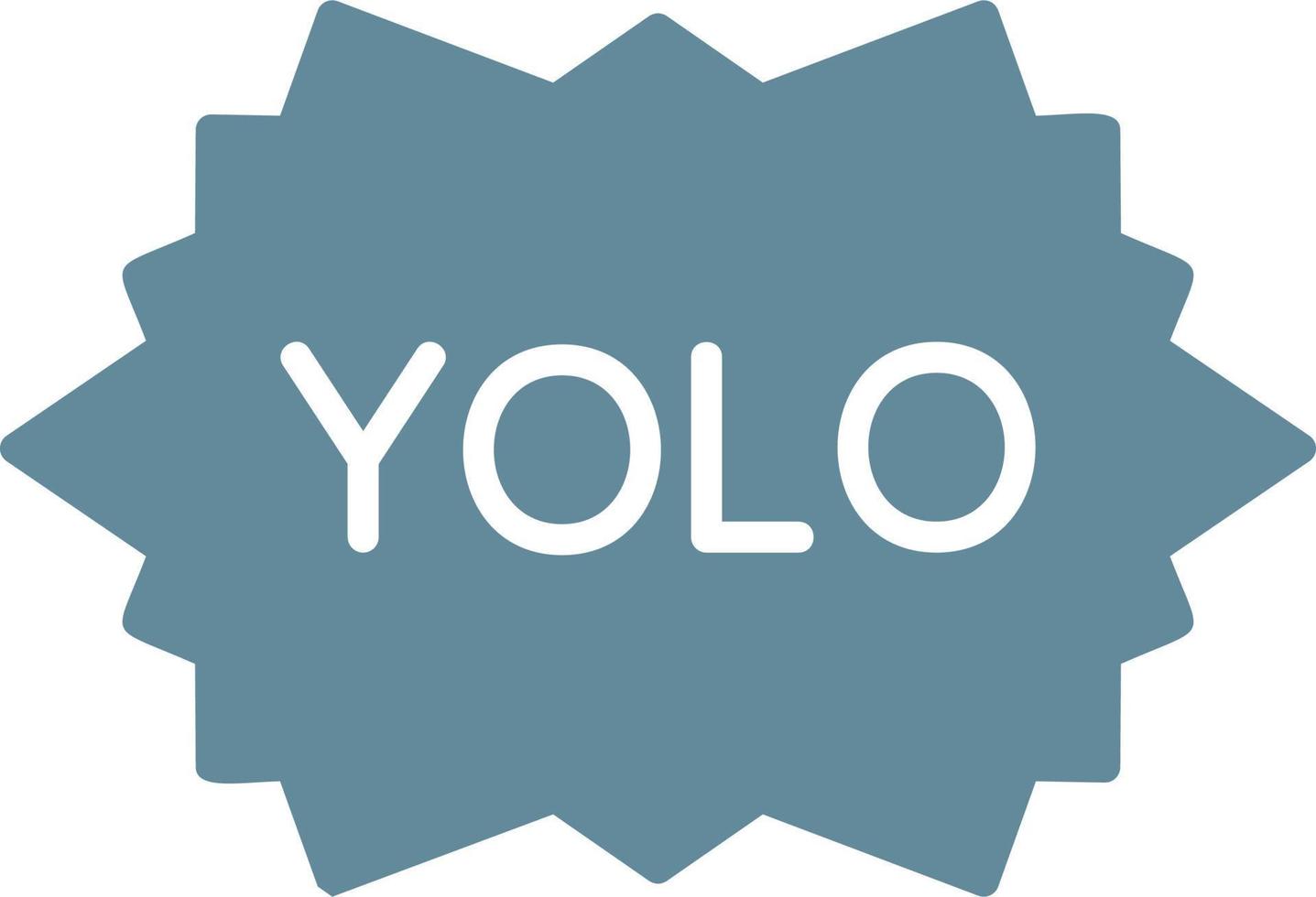 yolo vector icoon