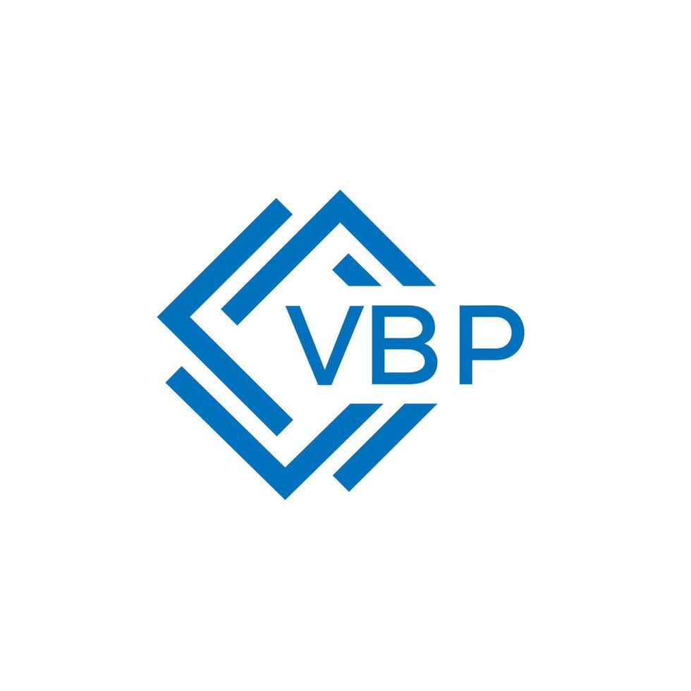 vbp technologie brief logo ontwerp Aan wit achtergrond. vbp creatief initialen technologie brief logo concept. vbp technologie brief ontwerp. vector