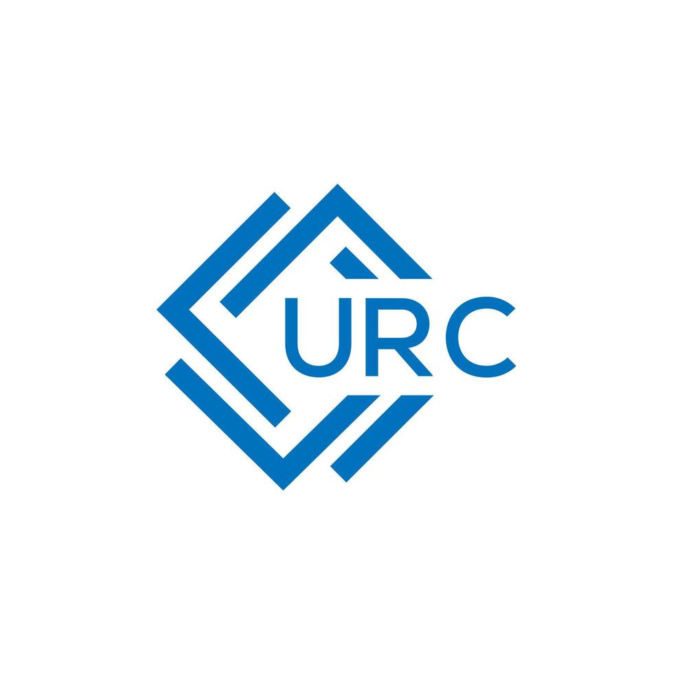 urc technologie brief logo ontwerp Aan wit achtergrond. urc creatief initialen technologie brief logo concept. urc technologie brief ontwerp. vector