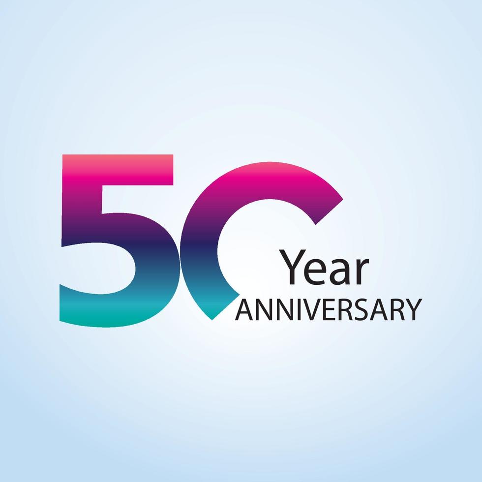 jaar jubileum logo vector sjabloon ontwerp illustratie