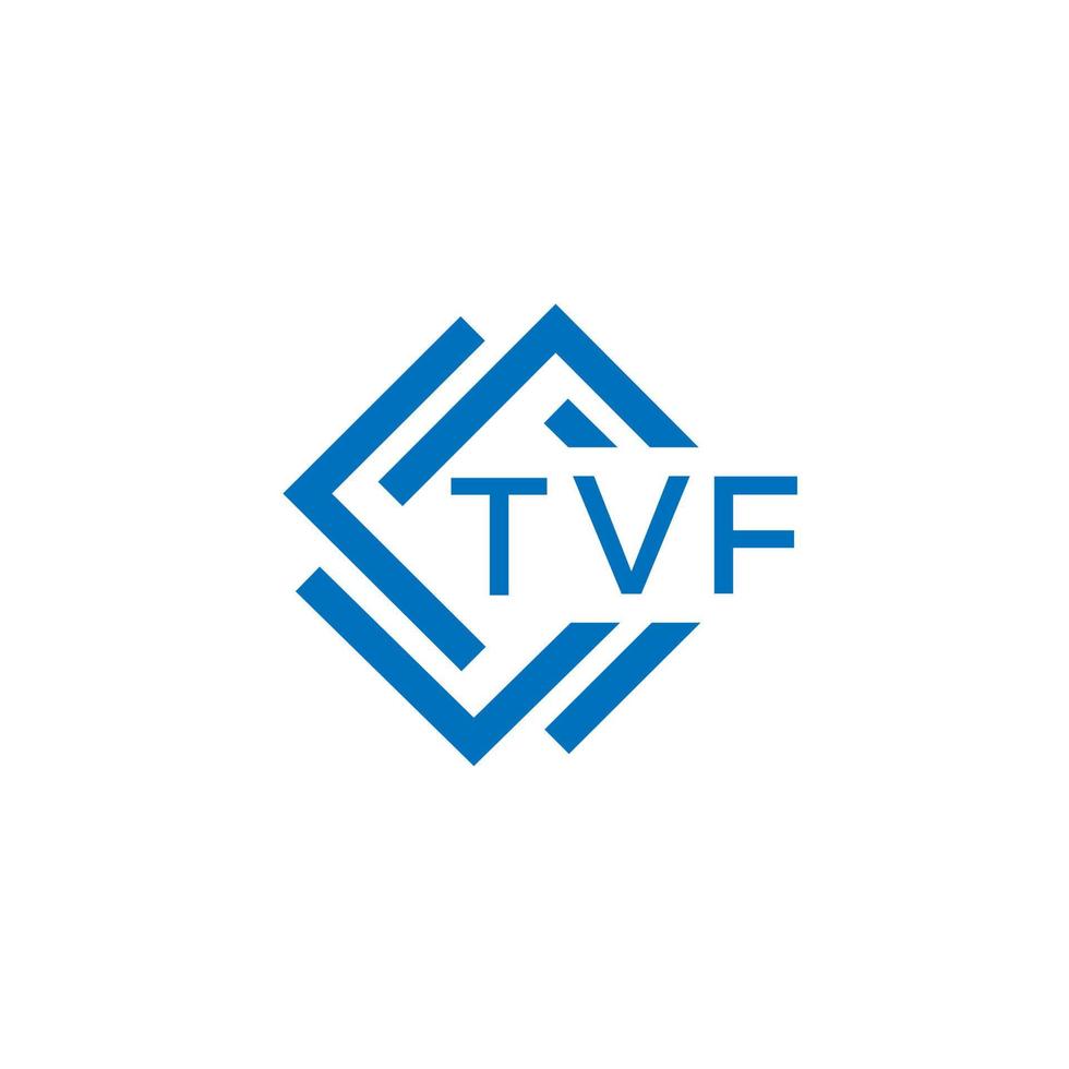 tvf technologie brief logo ontwerp Aan wit achtergrond. tvf creatief initialen technologie brief logo concept. tvf technologie brief ontwerp. vector