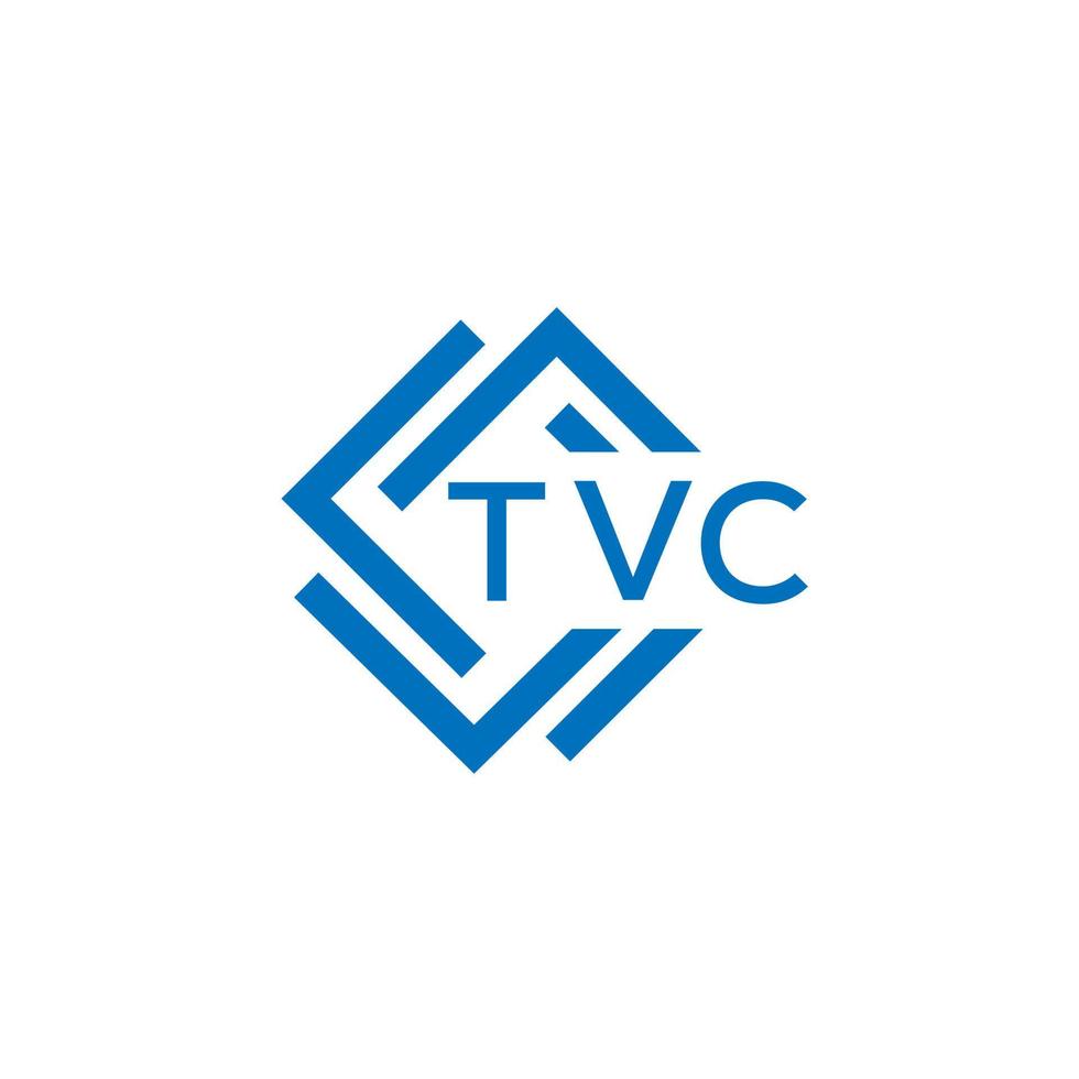 tvc technologie brief logo ontwerp Aan wit achtergrond. tvc creatief initialen technologie brief logo concept. tvc technologie brief ontwerp. vector