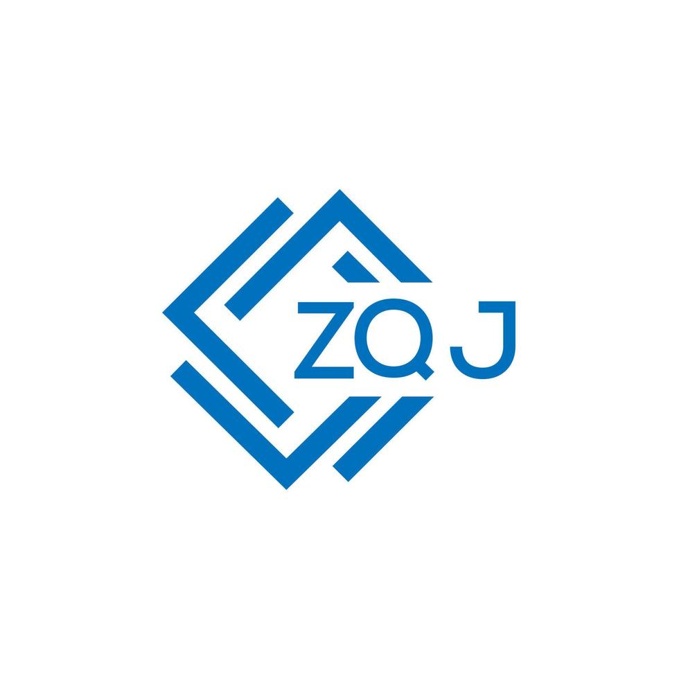 zqj technologie brief logo ontwerp Aan wit achtergrond. zqj creatief initialen technologie brief logo concept. zqj technologie brief ontwerp. vector