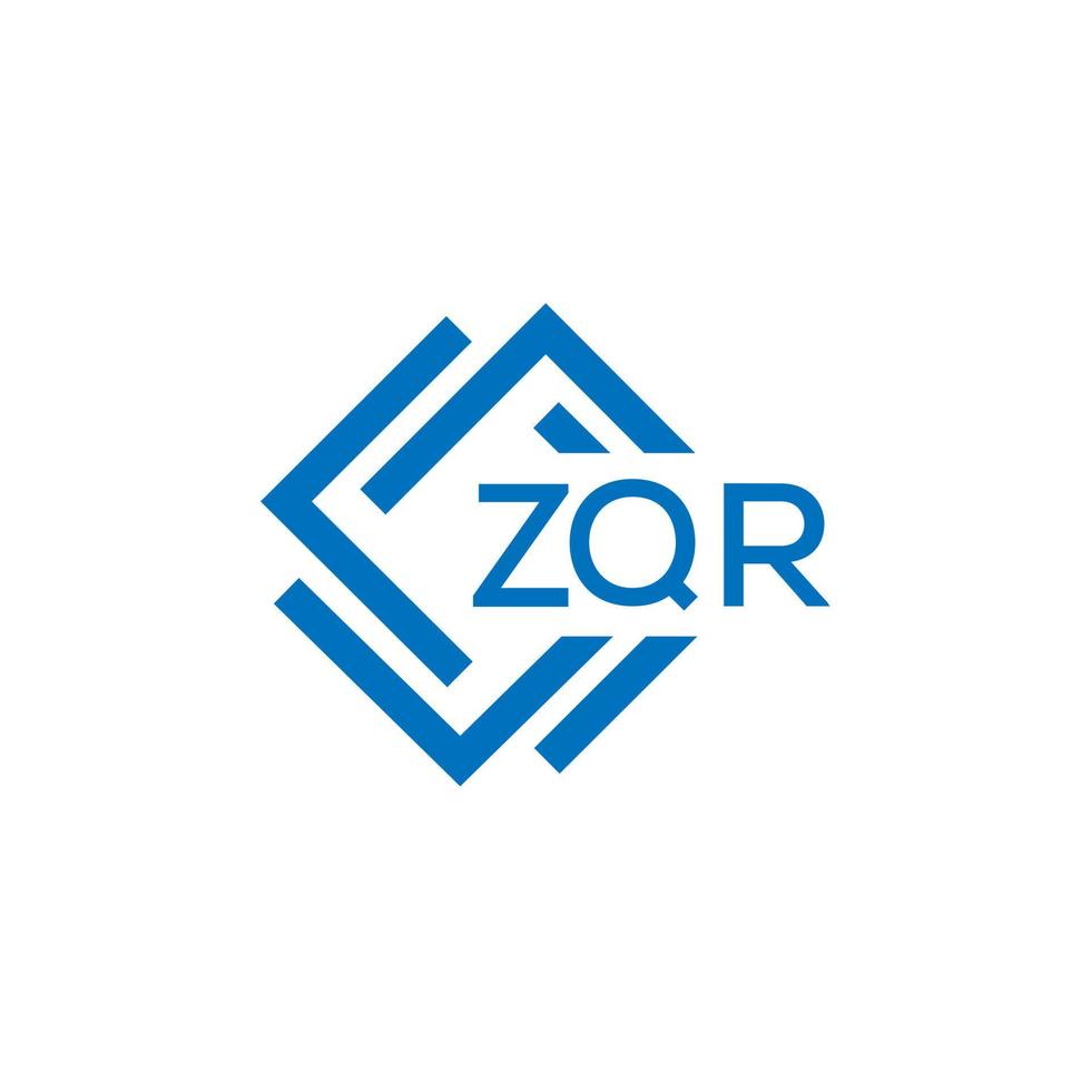 zqr technologie brief logo ontwerp Aan wit achtergrond. zqr creatief initialen technologie brief logo concept. zqr technologie brief ontwerp. vector